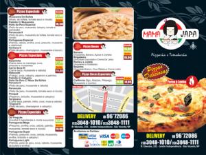 Cardápios - Pizzarias, Deliverys e Restaurantes - Mama Japa