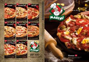 Folhetos - Pizzarias, Deliverys e Restaurantes - Marini